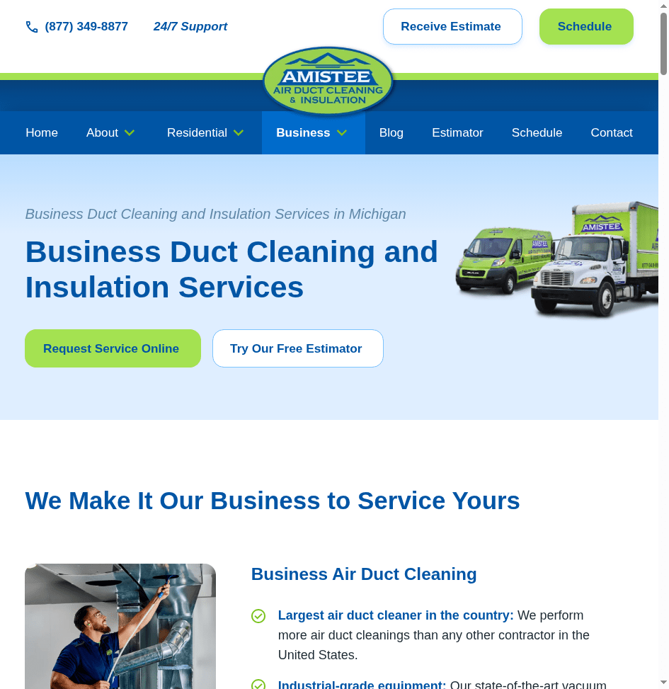 Amistee Air Duct Cleaning & Insulation